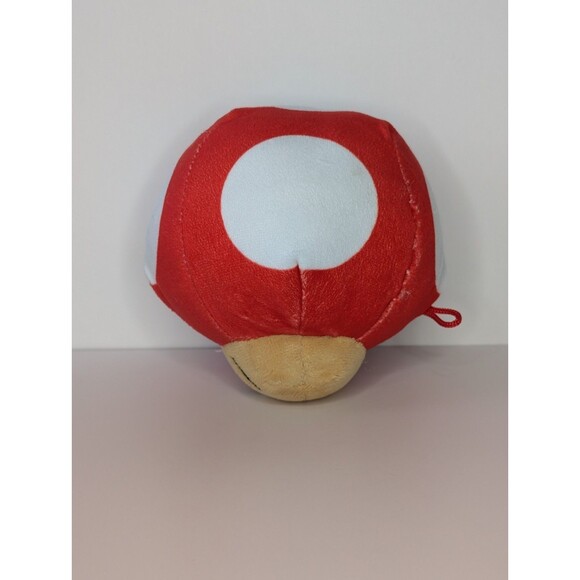 Set 3 Super Nintendo Mario White Hat Red Fire & 2 Mushroom Plush - Picture 12 of 14